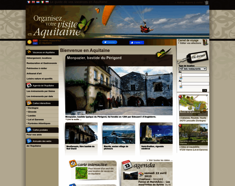 Aquitaine.visite.org thumbnail
