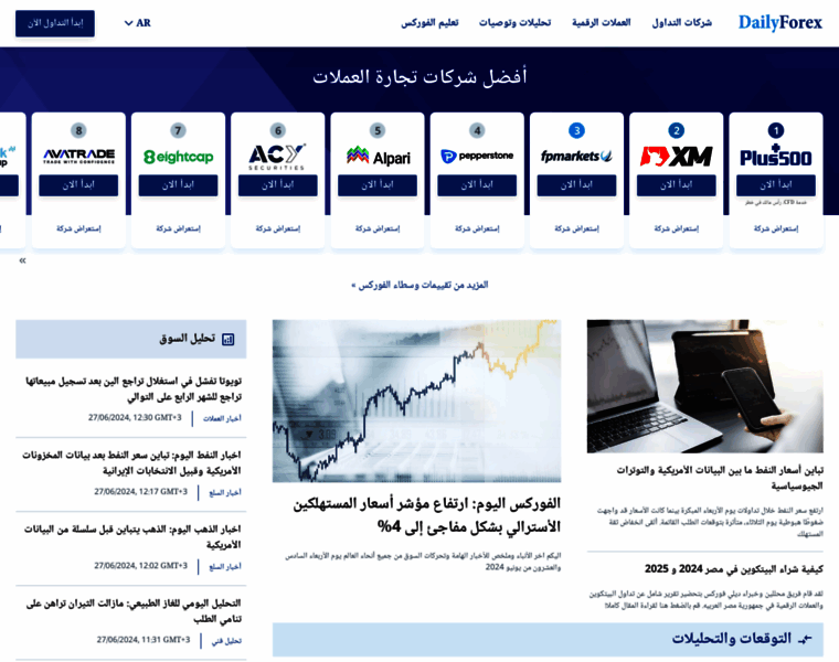 Arab.dailyforex.com thumbnail