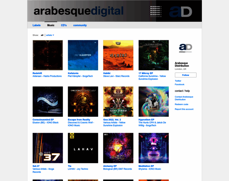 Arabesque.co.uk thumbnail