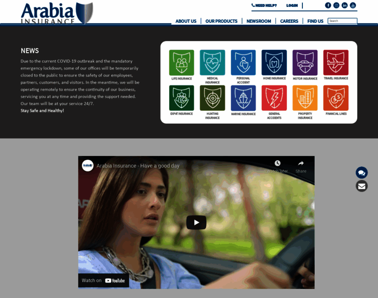 Arabiainsurance.com thumbnail
