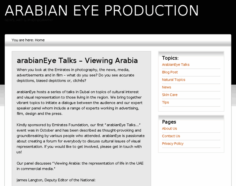 Arabianeyeproduction.com thumbnail