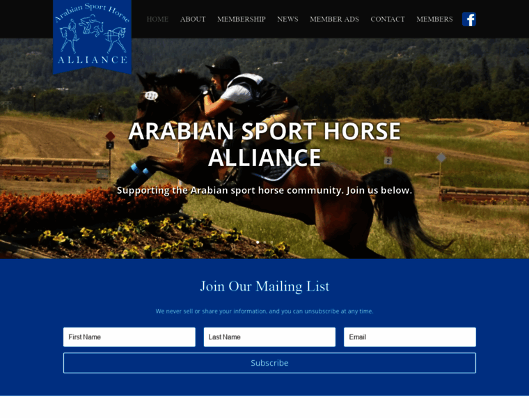 Arabiansporthorsealliance.org thumbnail