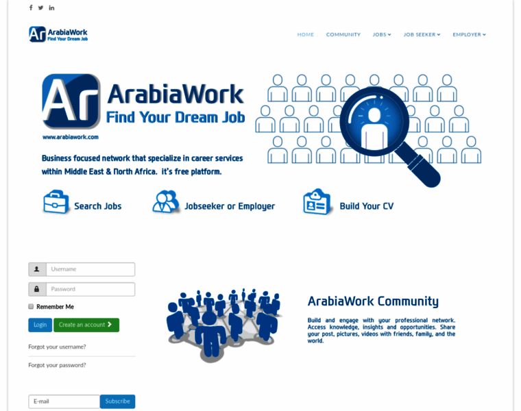 Arabiawork.com thumbnail