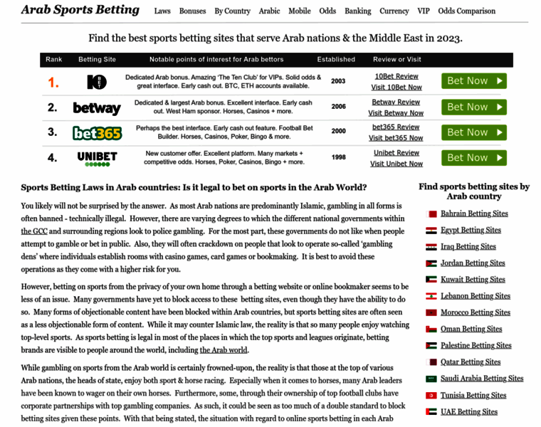 Arabsportsbetting.com thumbnail