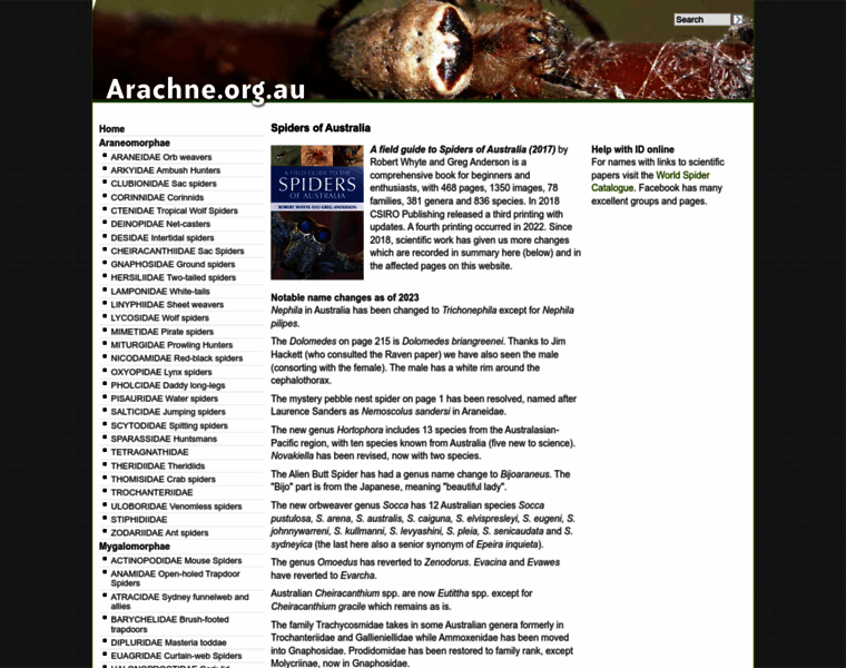Arachne.org.au thumbnail