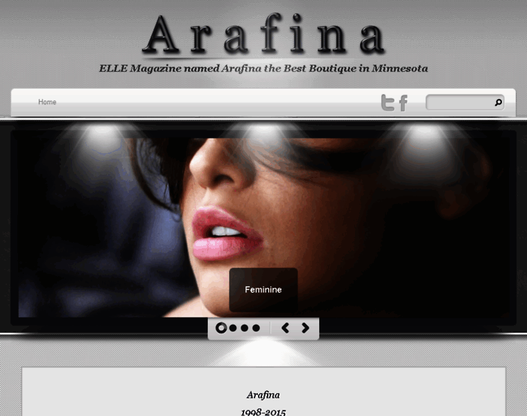 Arafina.com thumbnail