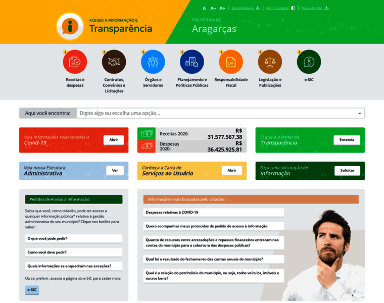 Aragarcas.megasofttransparencia.com.br thumbnail