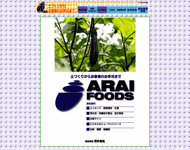 Arai-foods.co.jp thumbnail