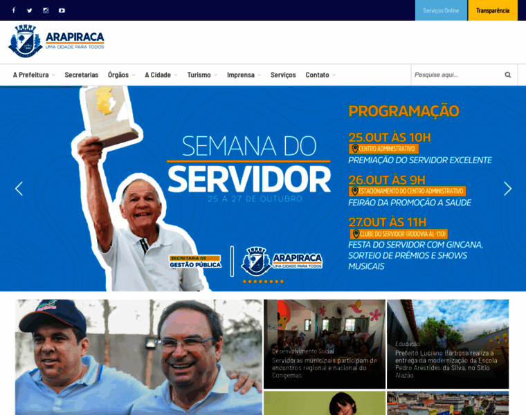Arapiraca.al.gov.br thumbnail