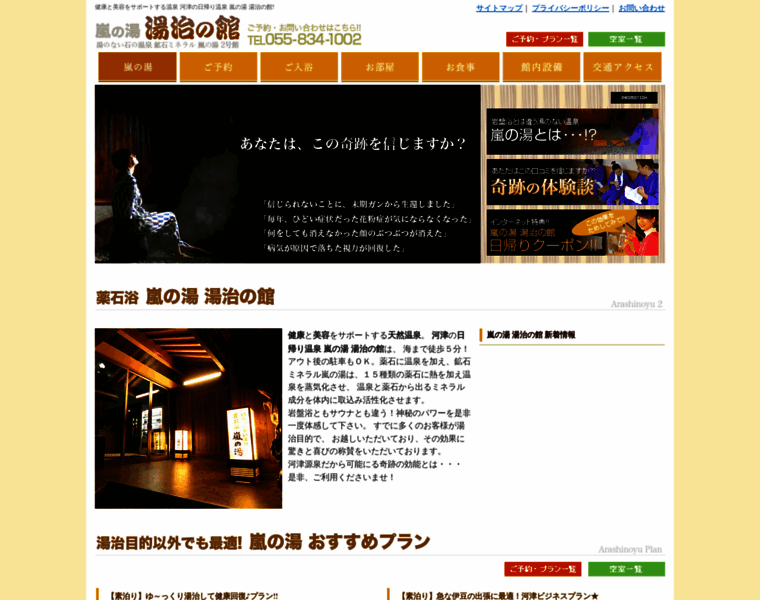 Arashinoyu.com thumbnail