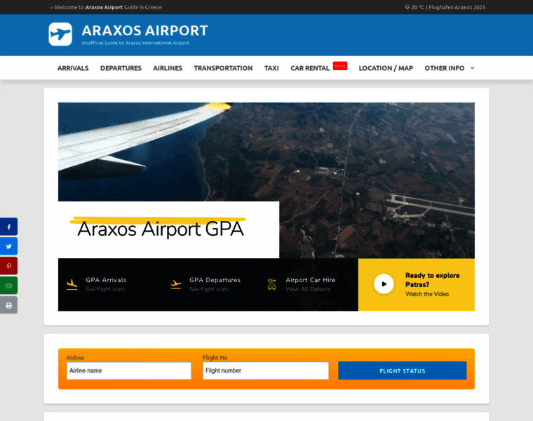 Araxos-airport.com thumbnail