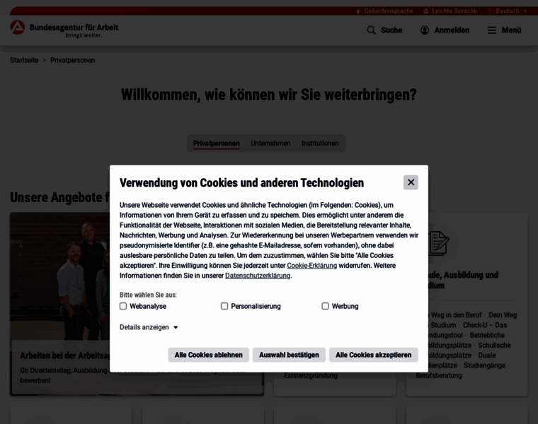 Arbeitsamt.de thumbnail Arbeitsamt.de thumbnail