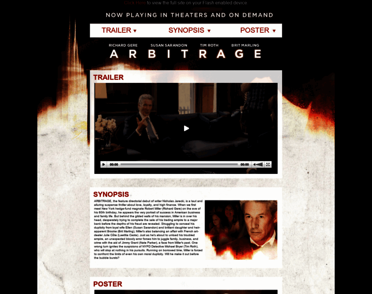 Arbitrage-film.com thumbnail