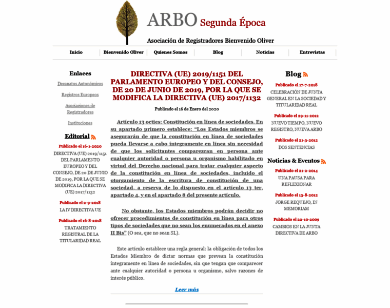 Arbo.org.es thumbnail