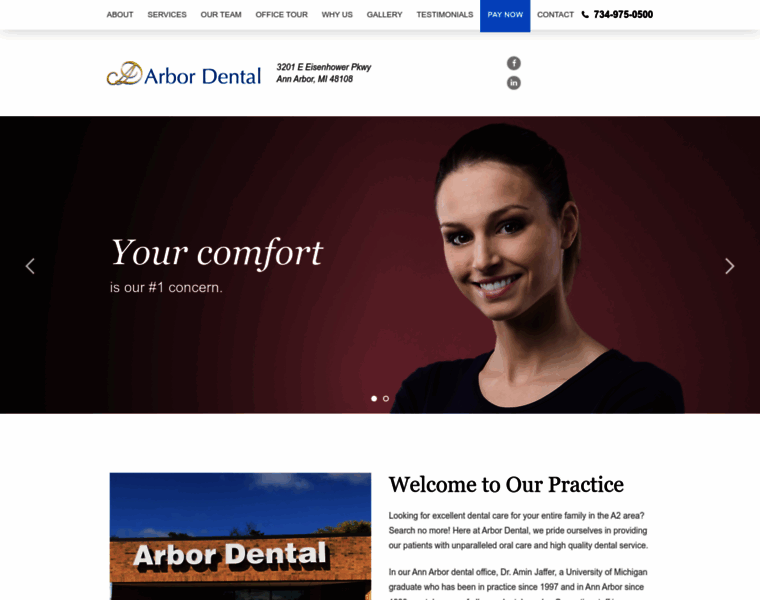 Arbor-dental.com thumbnail