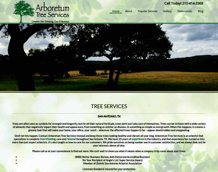 Arboretumtreeservices.com thumbnail