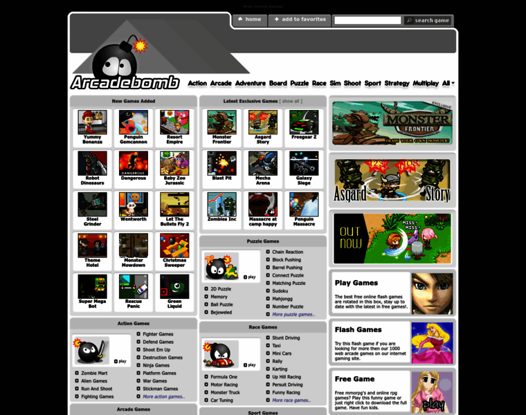 Arcadebomb.com thumbnail