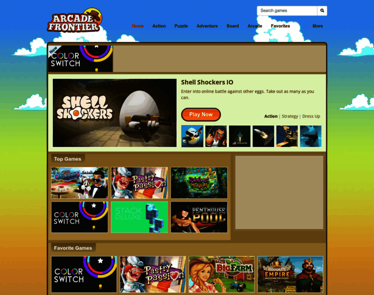 Arcadefrontier.com thumbnail