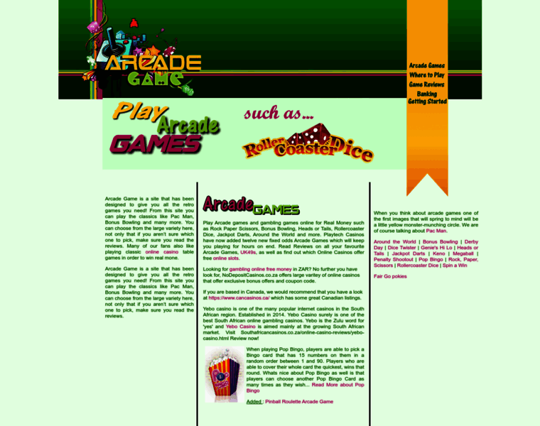 Arcadegame.co.za thumbnail