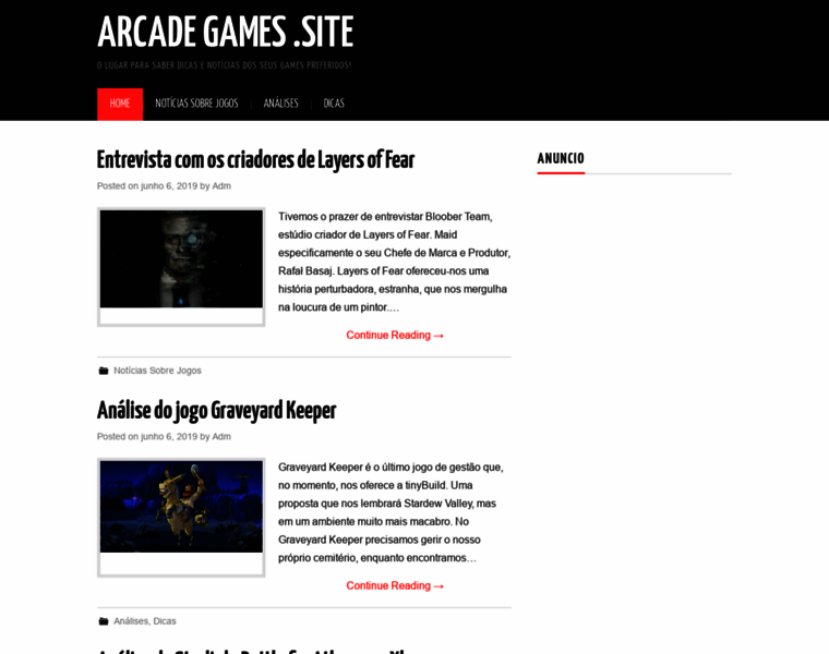 Arcadegames.site thumbnail