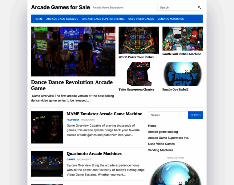Arcadegamesuperstore.com thumbnail