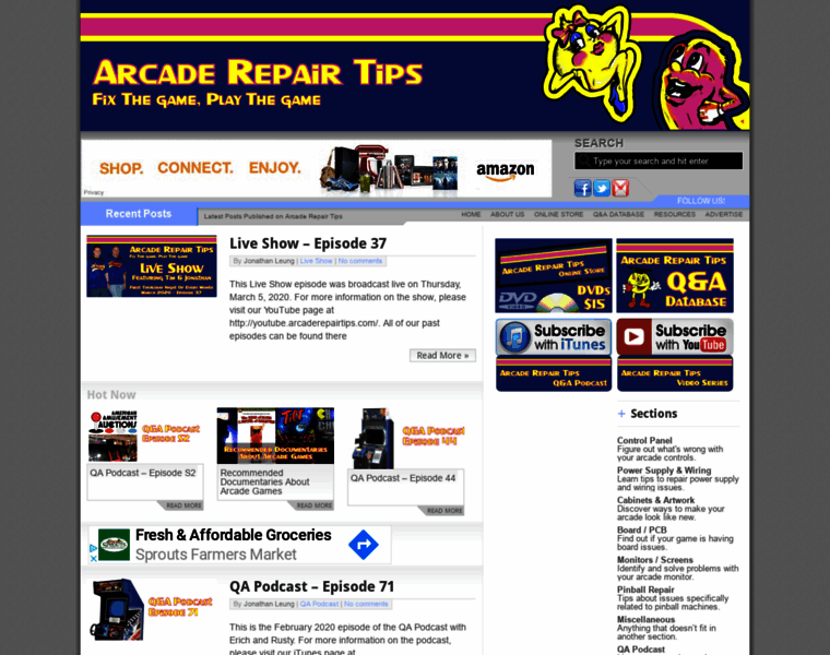 Arcaderepairtips.com thumbnail