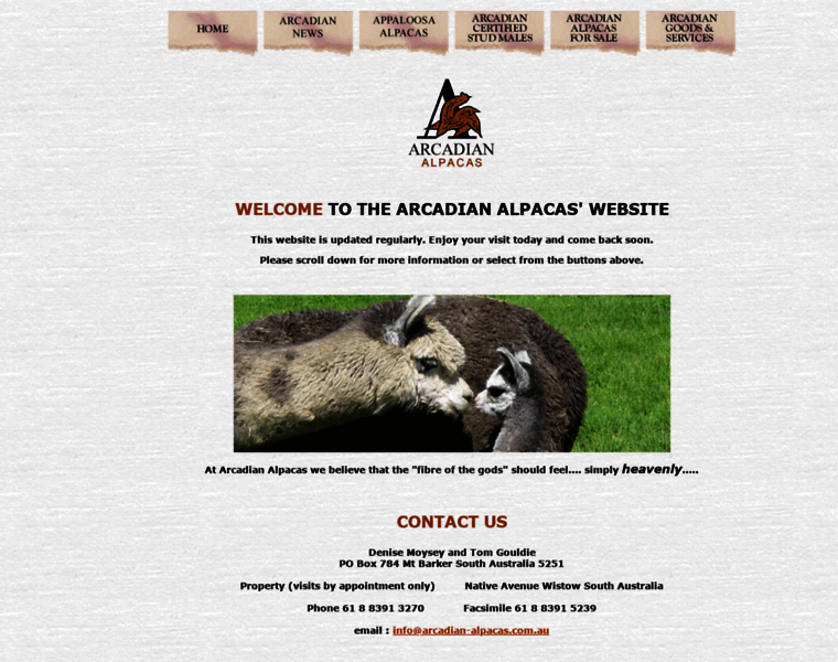 Arcadian-alpacas.com.au thumbnail
