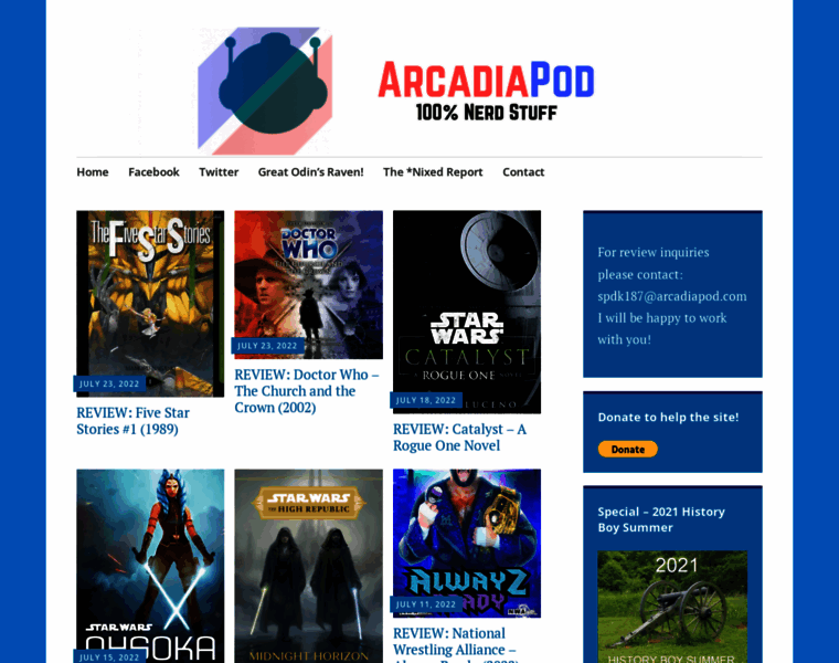 Arcadiapod.com thumbnail