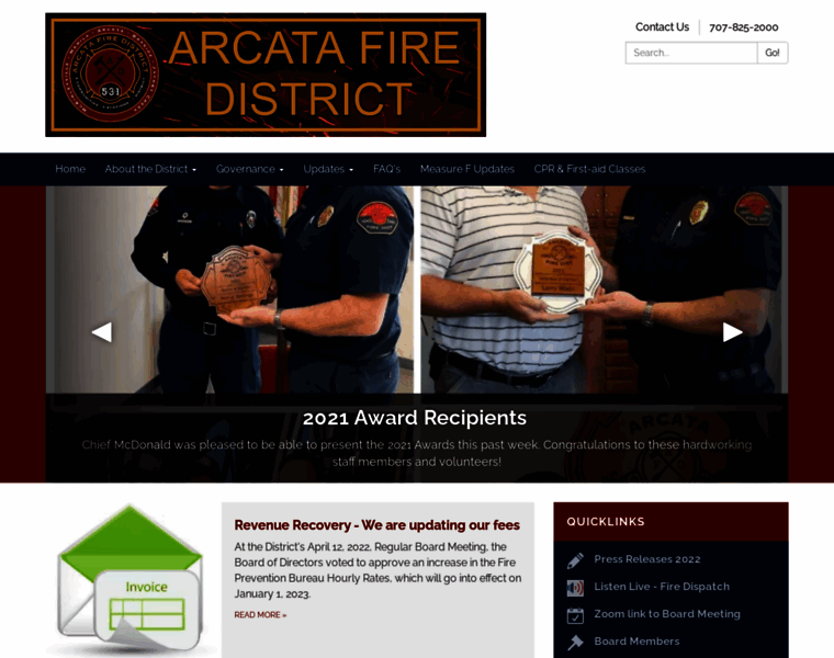 Arcatafire.org thumbnail