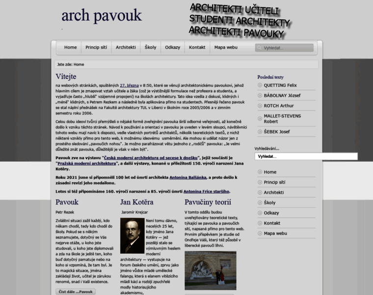 Arch-pavouk.cz thumbnail