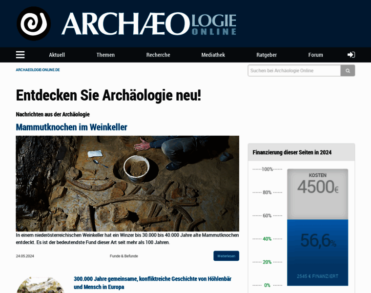 Archaeologie-online.de thumbnail
