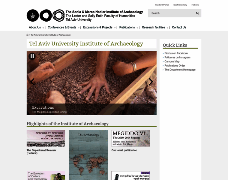 Archaeology.tau.ac.il thumbnail