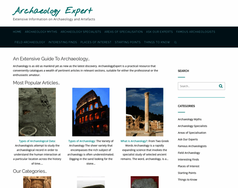 Archaeologyexpert.co.uk thumbnail