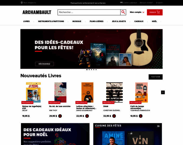 Archambault.ca thumbnail
