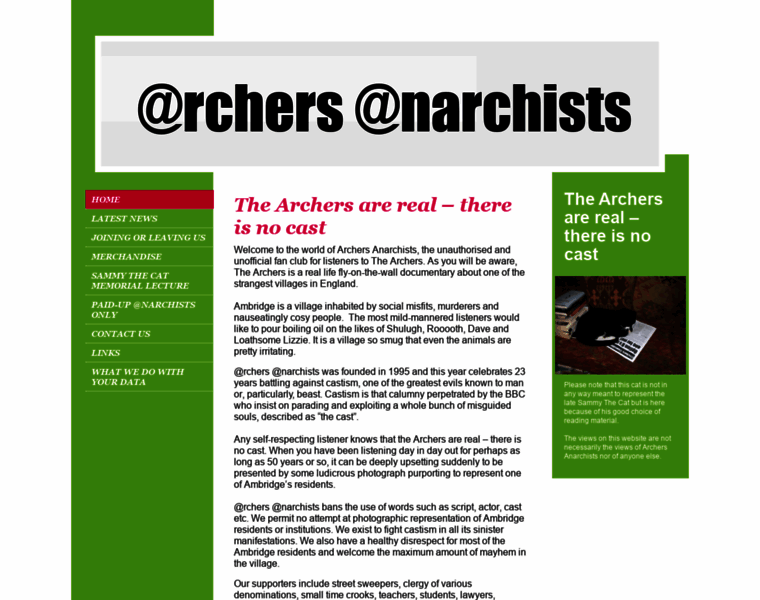 Archersanarchists.com thumbnail