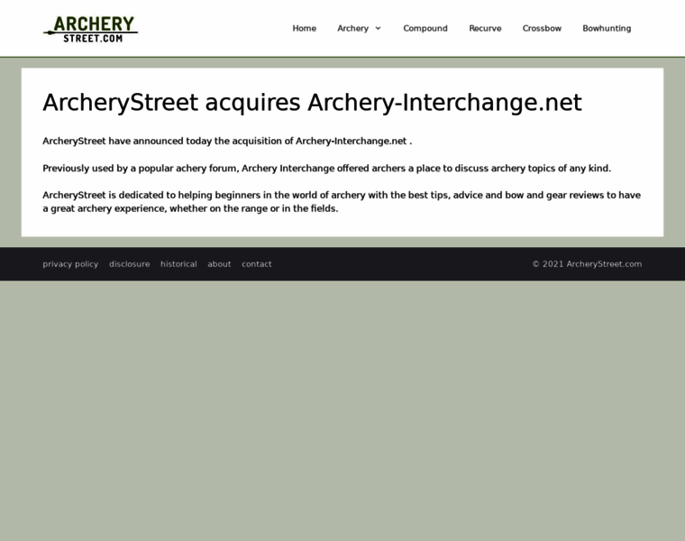 Archery-interchange.net thumbnail