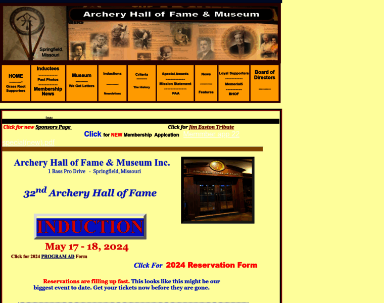 Archeryhalloffame.com thumbnail Archeryhalloffame.com thumbnail