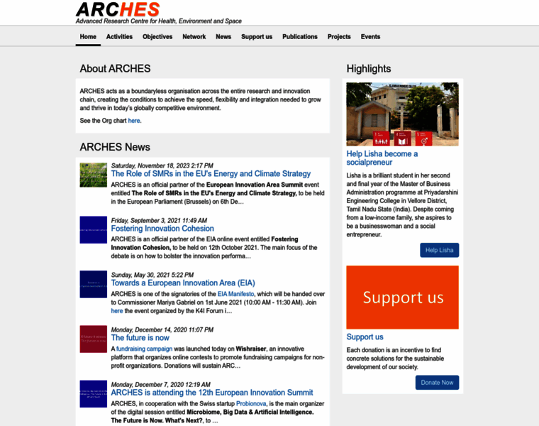 Arches-centroricerca.org thumbnail