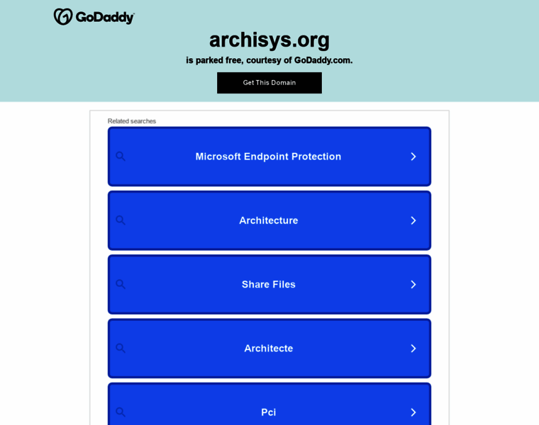 Archisys.org thumbnail