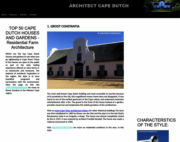 Architectcapedutch.com thumbnail