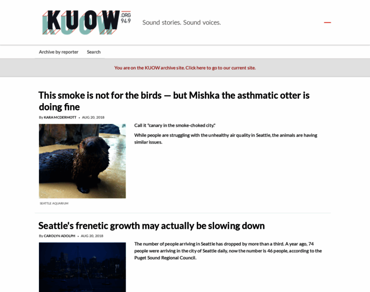 Archive.kuow.org thumbnail