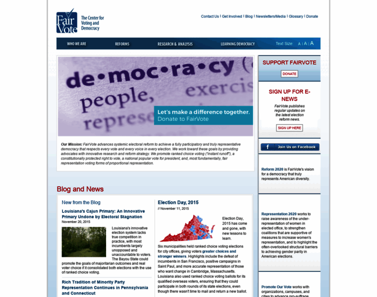 Archive3.fairvote.org thumbnail