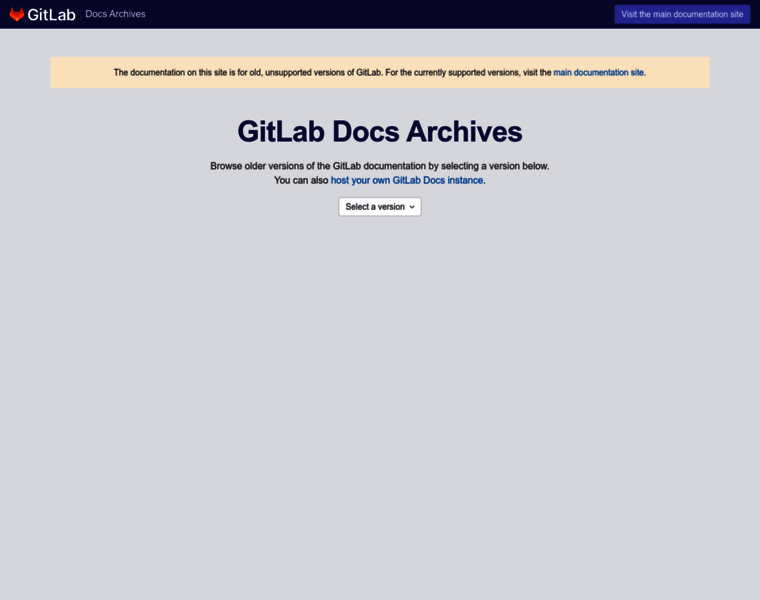 Archives.docs.gitlab.com thumbnail