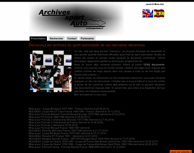 Archivesportauto.fr thumbnail