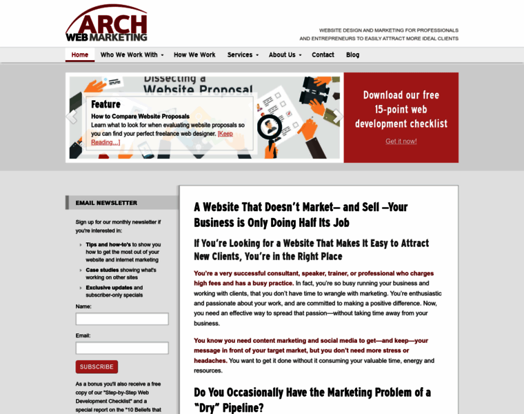 Archwebmarketing.com thumbnail