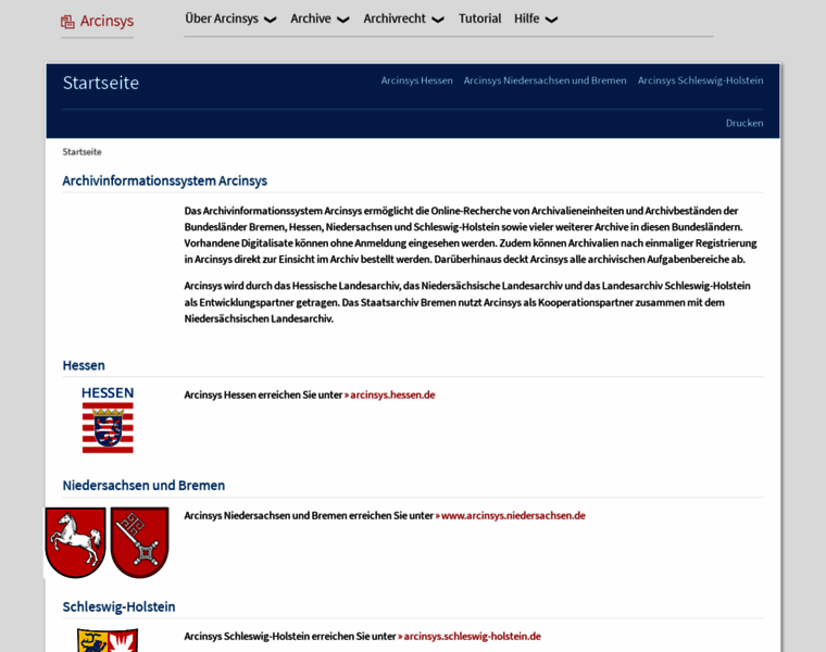 Arcinsys.de thumbnail