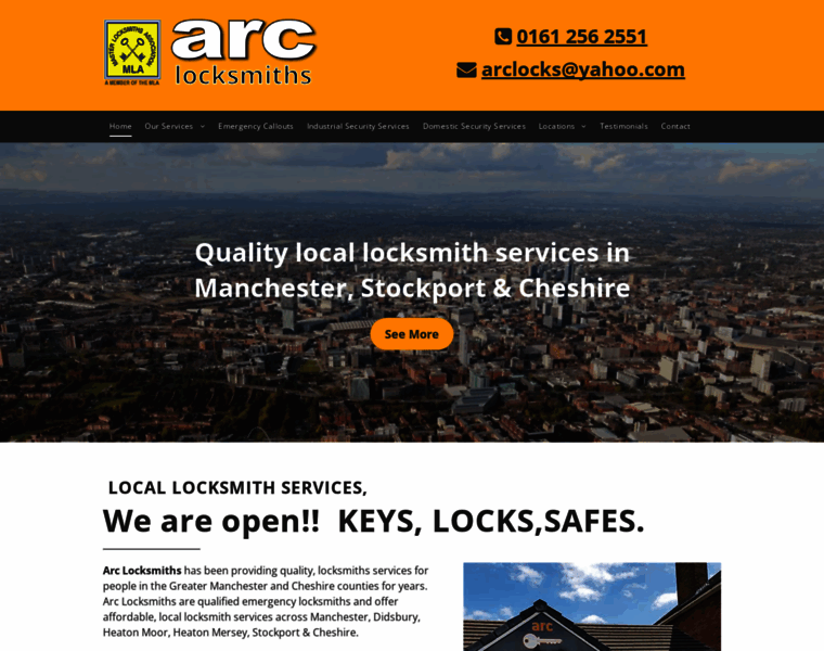 Arclocksmiths.co.uk thumbnail