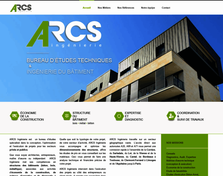 Arcs-ingenierie.com thumbnail
