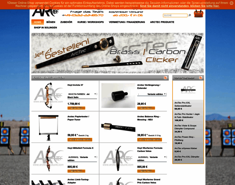 Arctec-products.com thumbnail