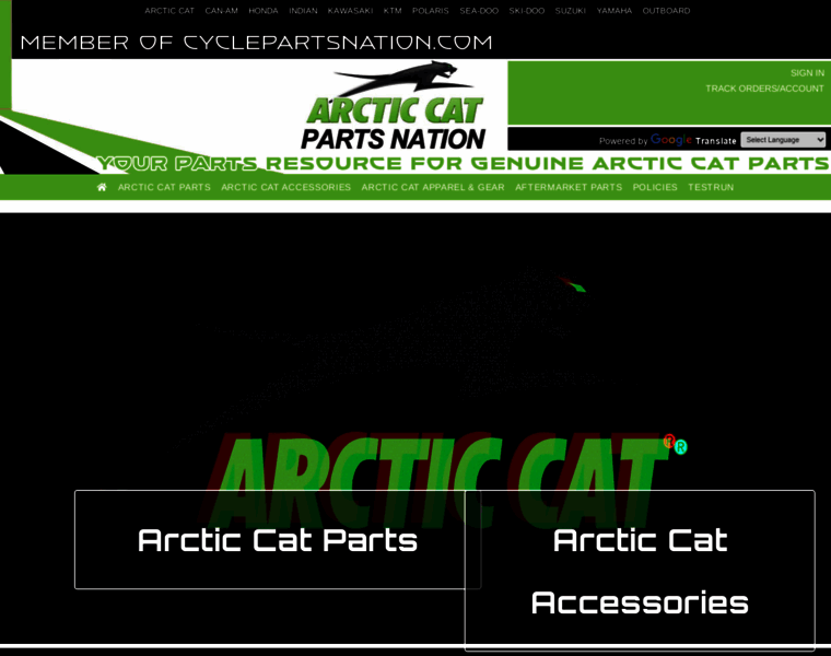 Arcticcatpartsnation.com thumbnail